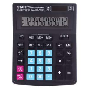 Калькулятор наст. 12-р.STAFF арт. STF-333-...